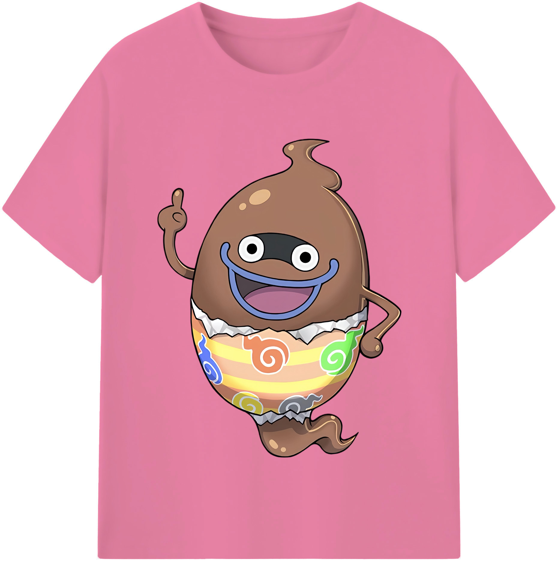 （画像用） 妖怪ウォッチ Yo-kai Watch 綿100％半袖Tシャツ（フロントプリント）
